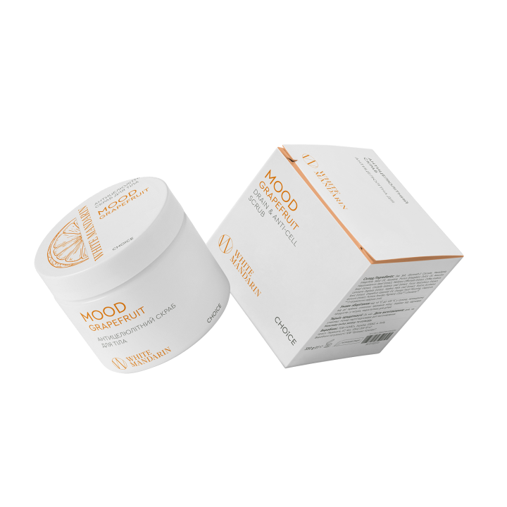 Антицелюлітний скраб MOOD Grapefruit з розігрівальним ефектом