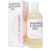 Детский шампунь&гель 2 в 1 White Mandarin 200 мл