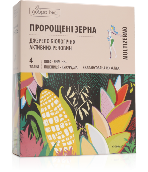 Пророщені зерна в стіках ТМ Добра Їжа 10 х 10 г
