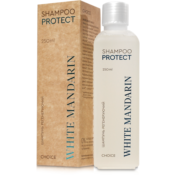 Шампунь для окрашенных и поврежденных волос White Mandarin, 250 мл